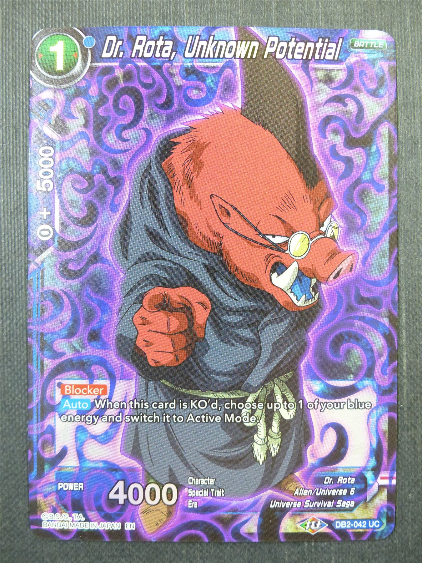 Dr. Rota Unknown Potential Foil - Dragon Ball Super Card #48K