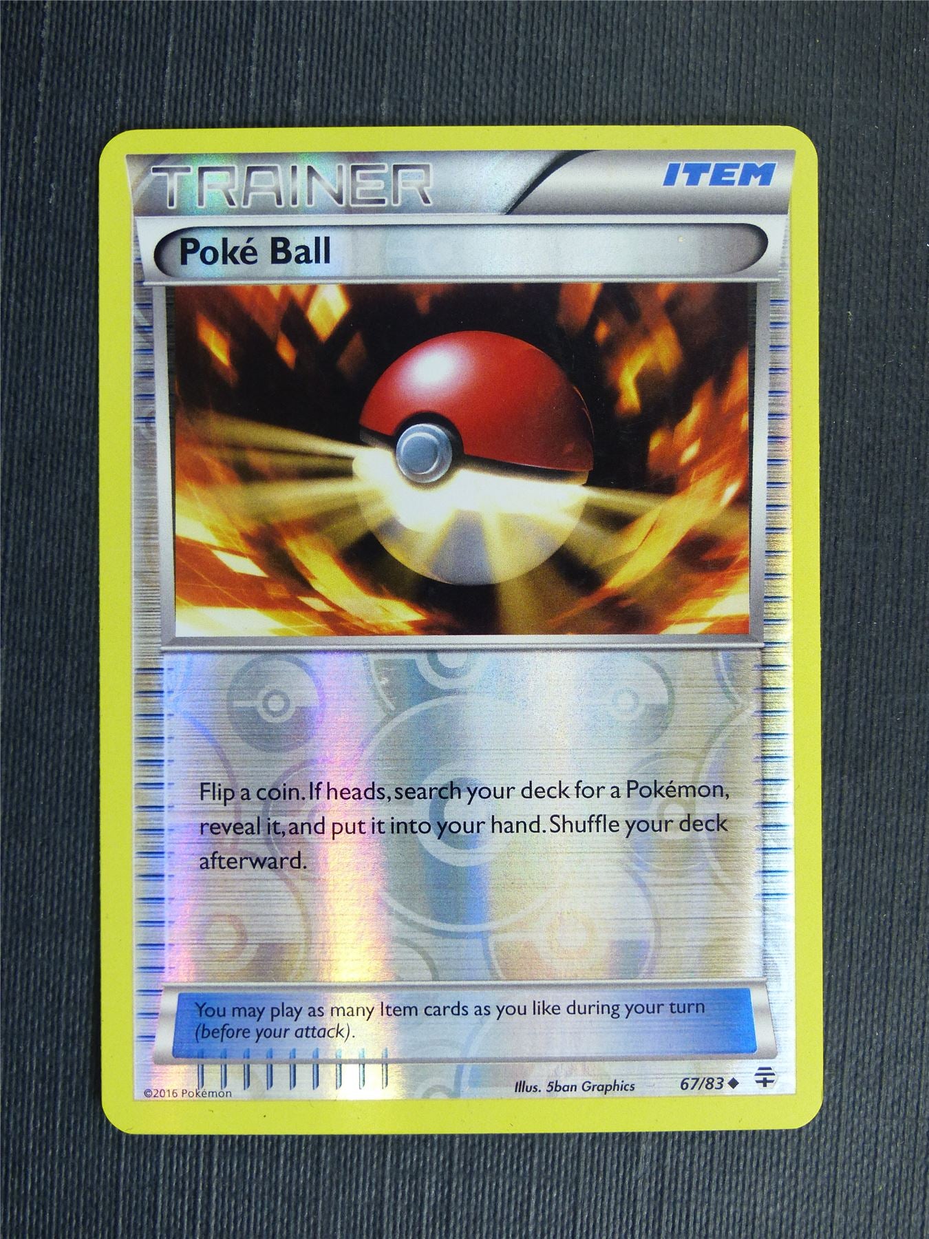 trainer poke ball pokemon card value Poke Ball 67/83 Reverse Holo