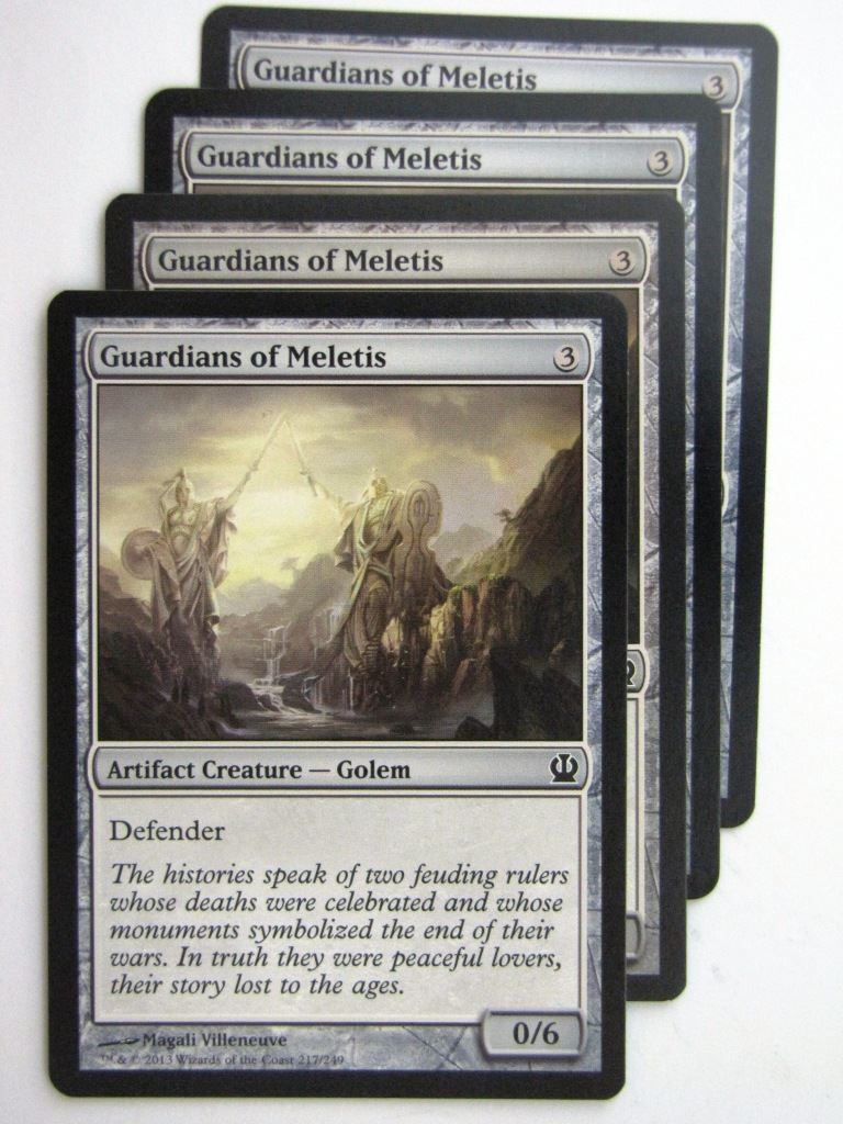 MTG Magic Cards: GUARDIANS OF MELETIS x4 Theros playset # 23J31