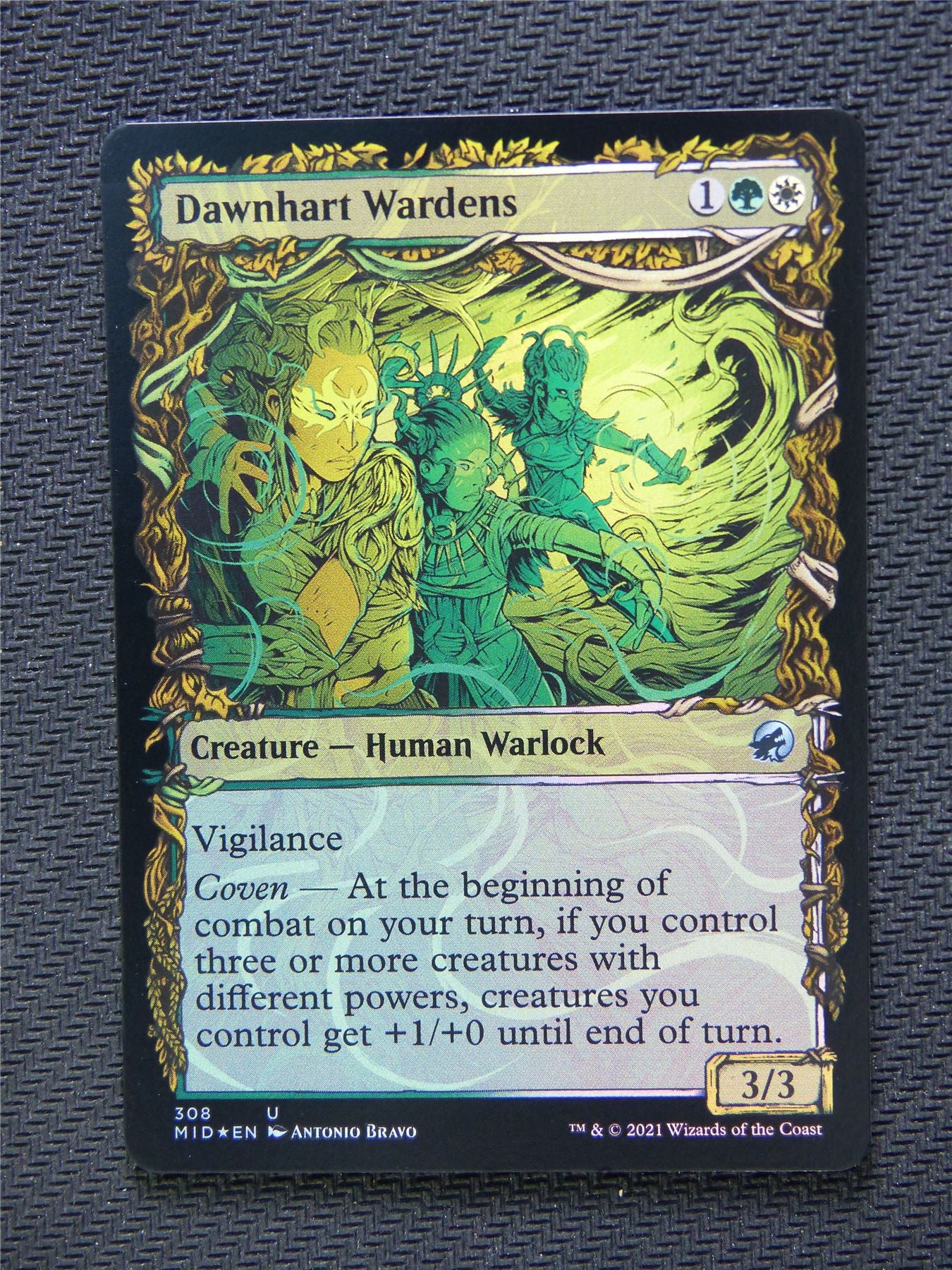 Dawnhart Wardens Foil Showcase - Innistrad - Mtg Card #3LS