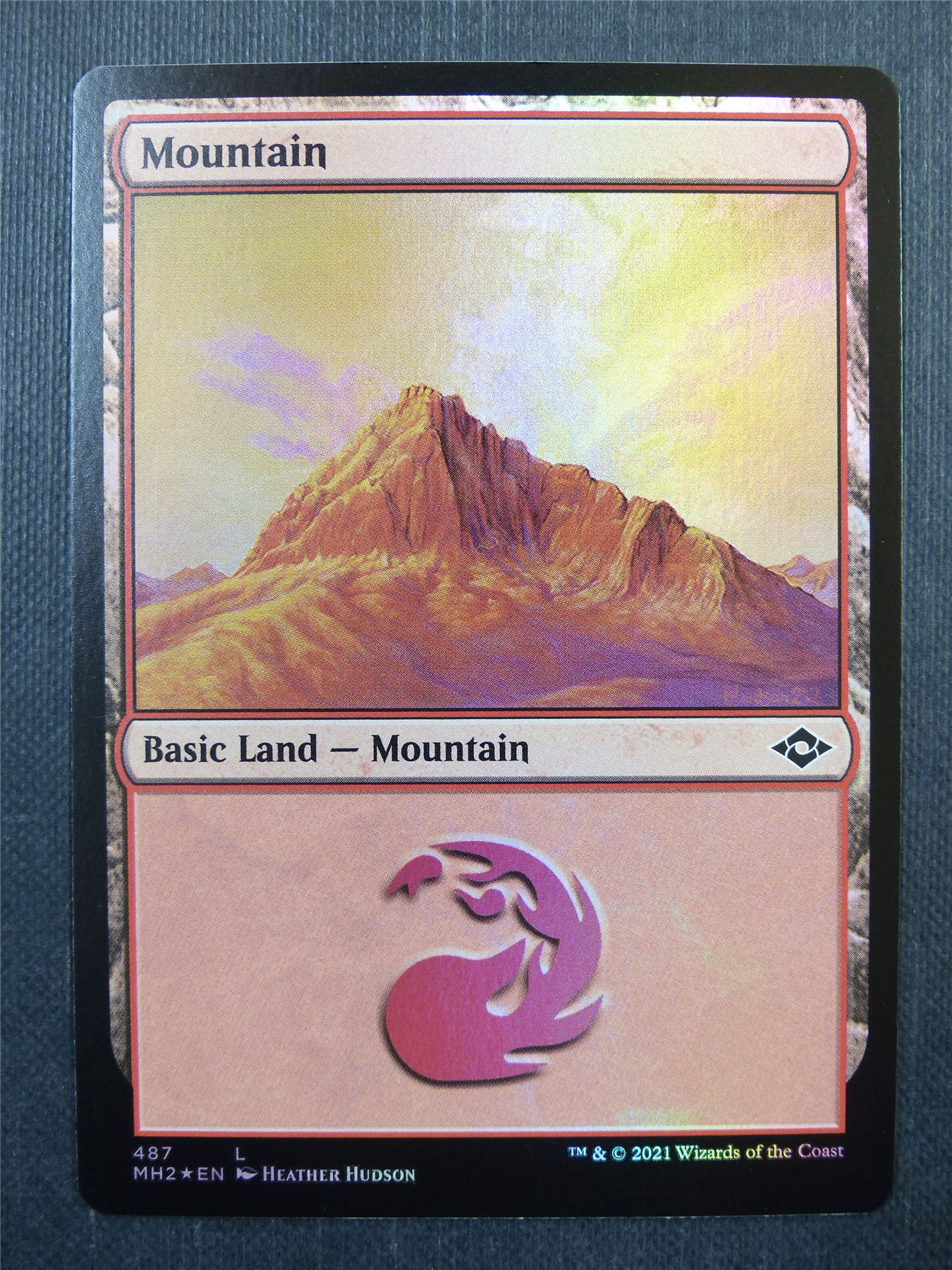 Mountain 487 Foil - Modern Horizons 2 - Mtg Card #40F