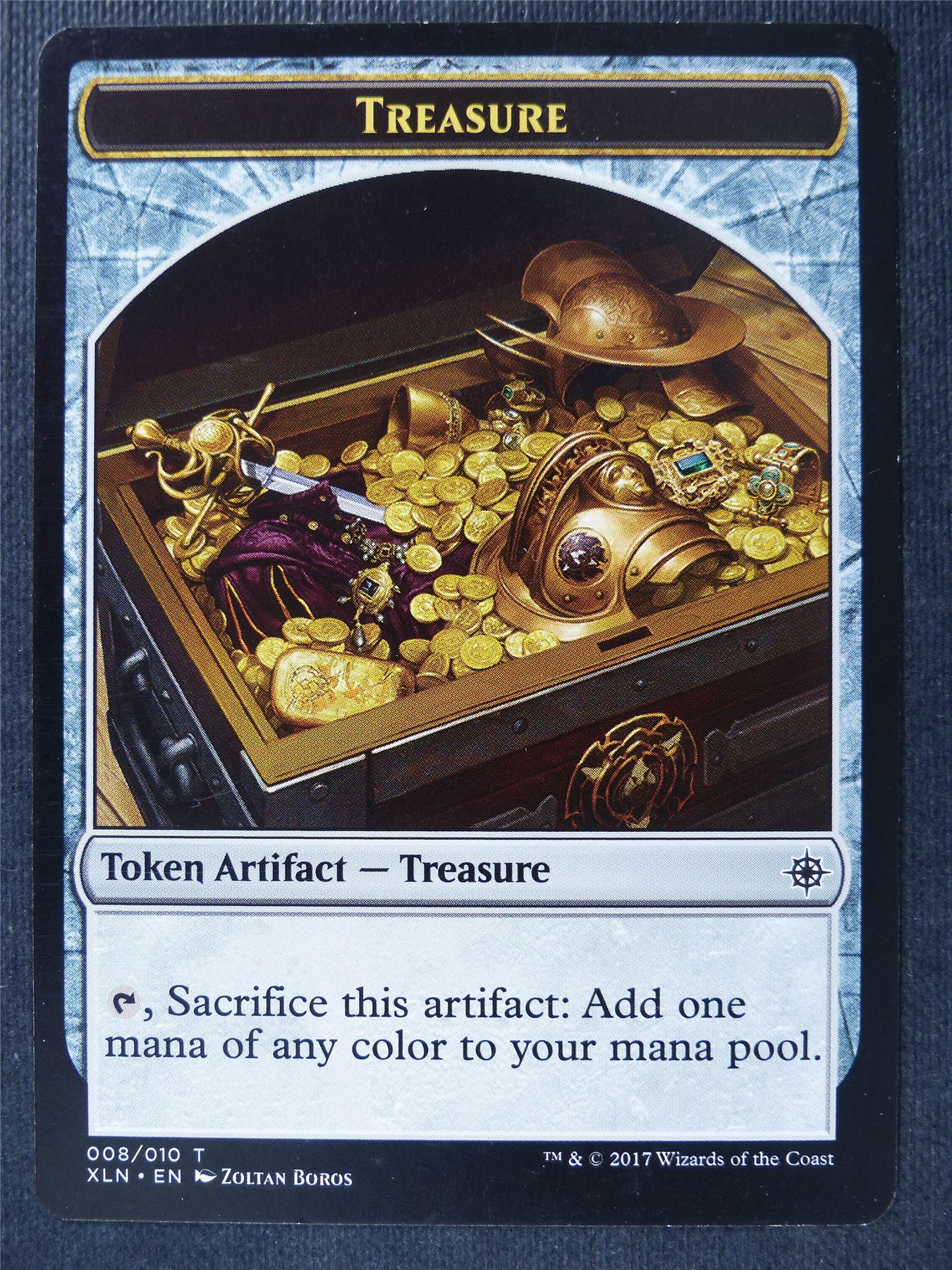 Treasure Token - Mtg Card #1SS Treasure Token - Mtg Card #1SS