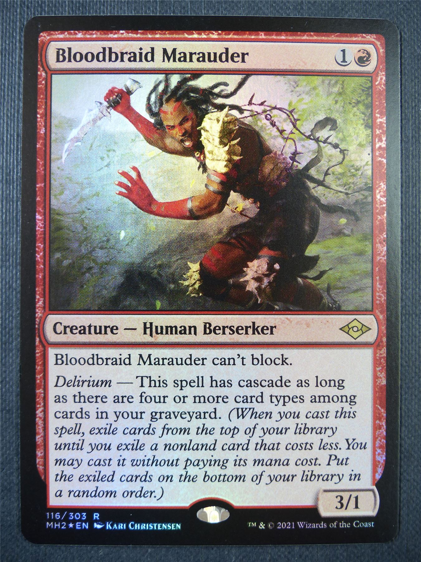 Bloodbtraid Marauder Foil - Mtg Card #6QA