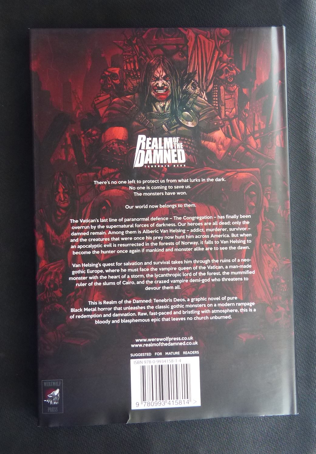 Realm Of The Damned - Tenebris Deos - Graphic Novel Hardback #19R