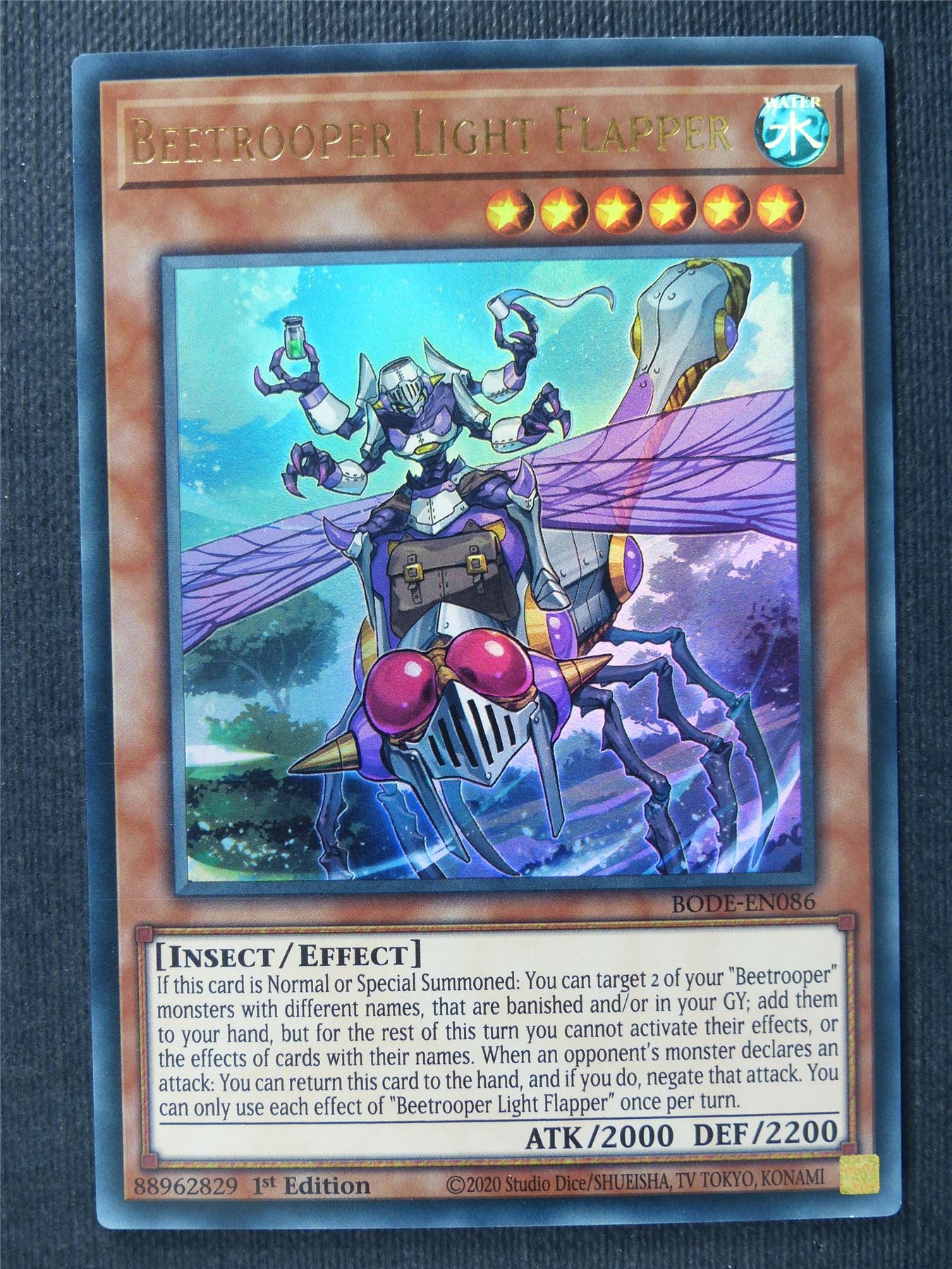 yugioh beetrooper cards Beetrooper Light Flapper BODE Ultra Rare - 1st ed
