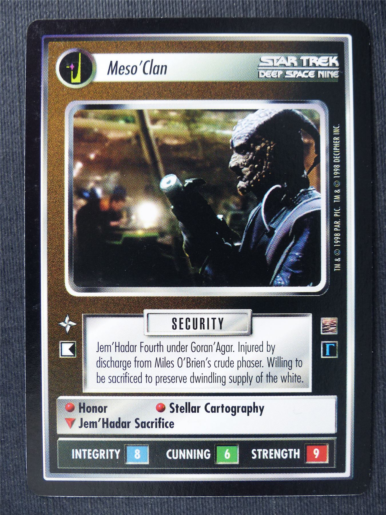 Meso'Clan - DS9 - Star Trek Cards #14V