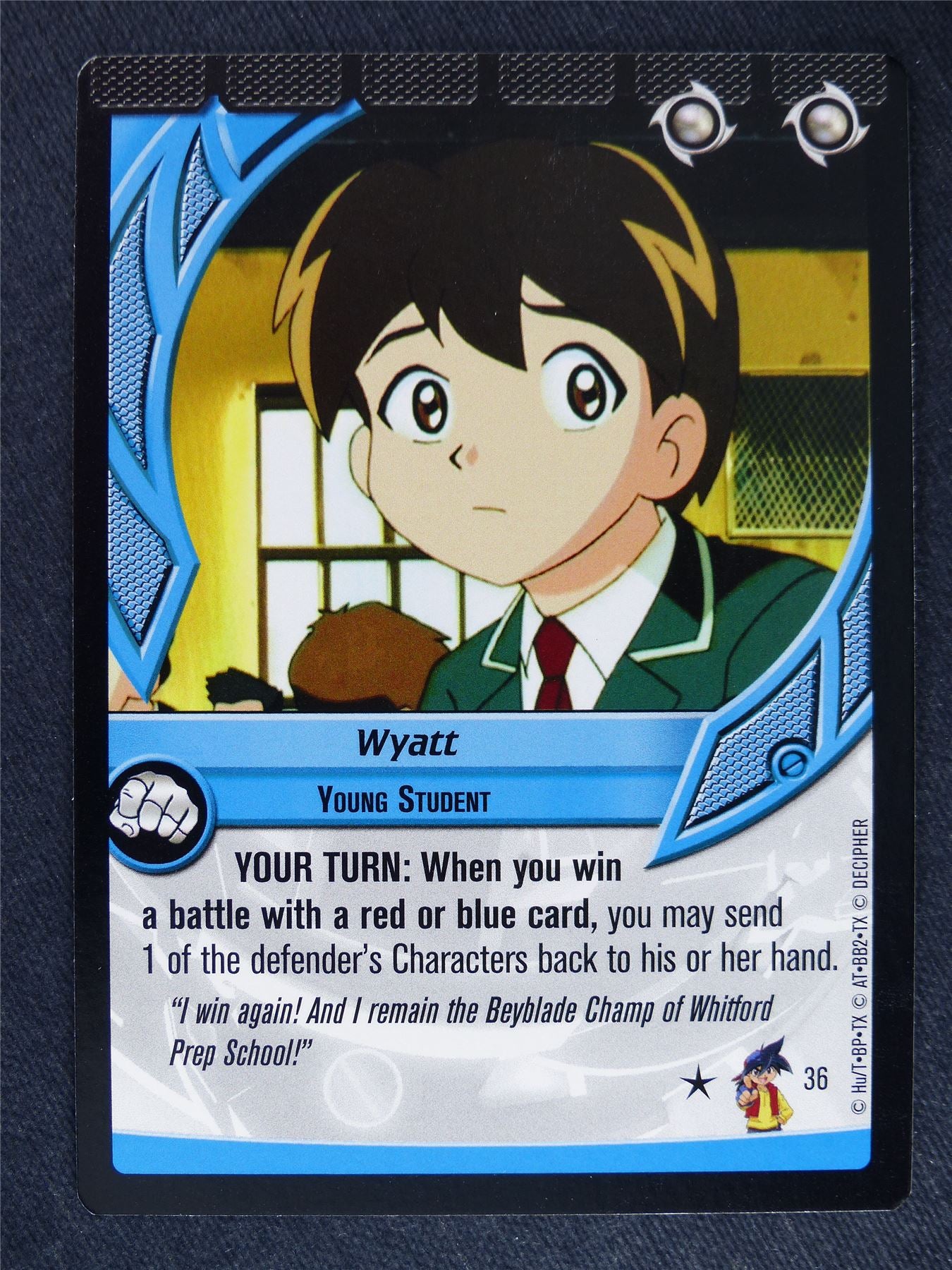 Wyatt 36 - Beyblade Cards #WM Archeron Wyatt 36 - Beyblade Cards #WM Archeron