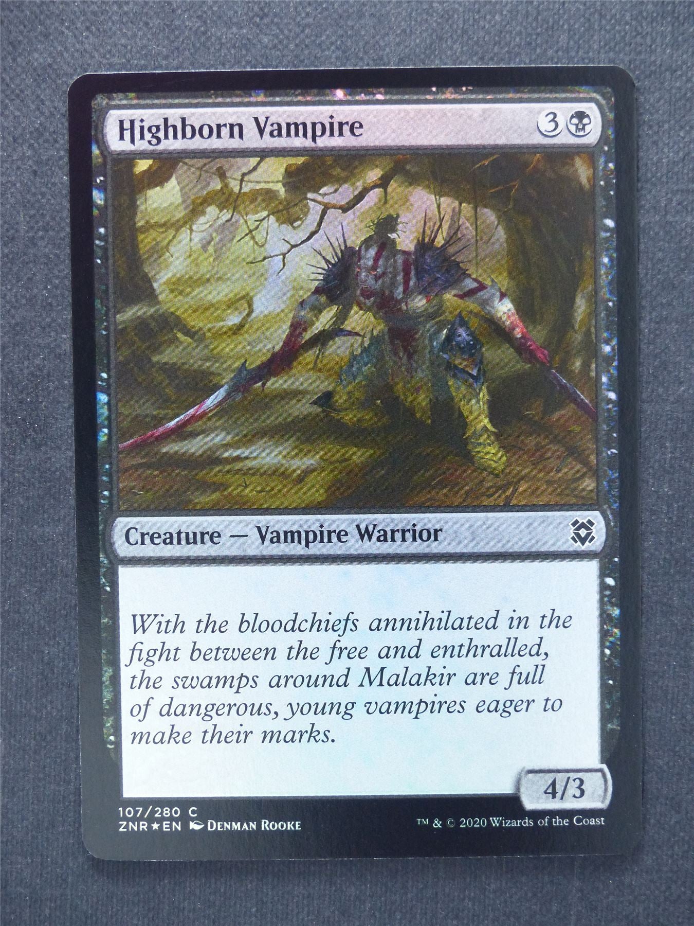 Highborn Vampire Foil - Mtg Magic Cards #NM