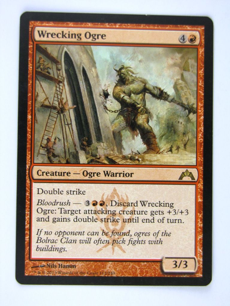 MTG played Cards: WRECKING OGRE # 13H44