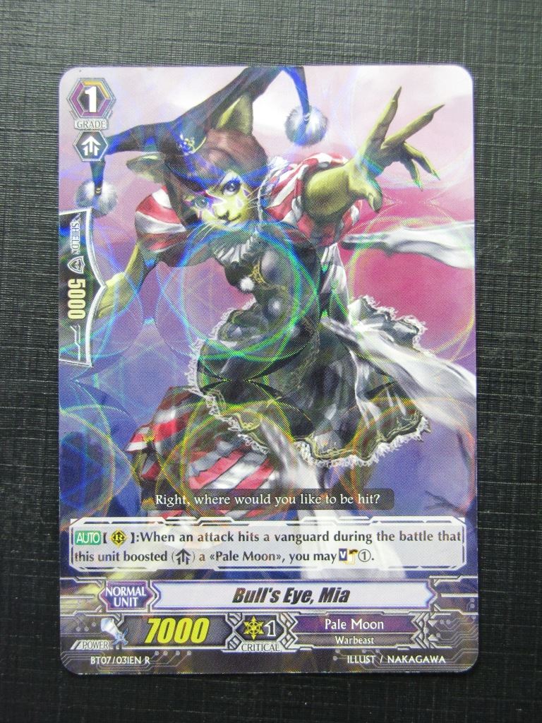 Bull's Eye Mia BT07 R - Vanguard Card # 5B79