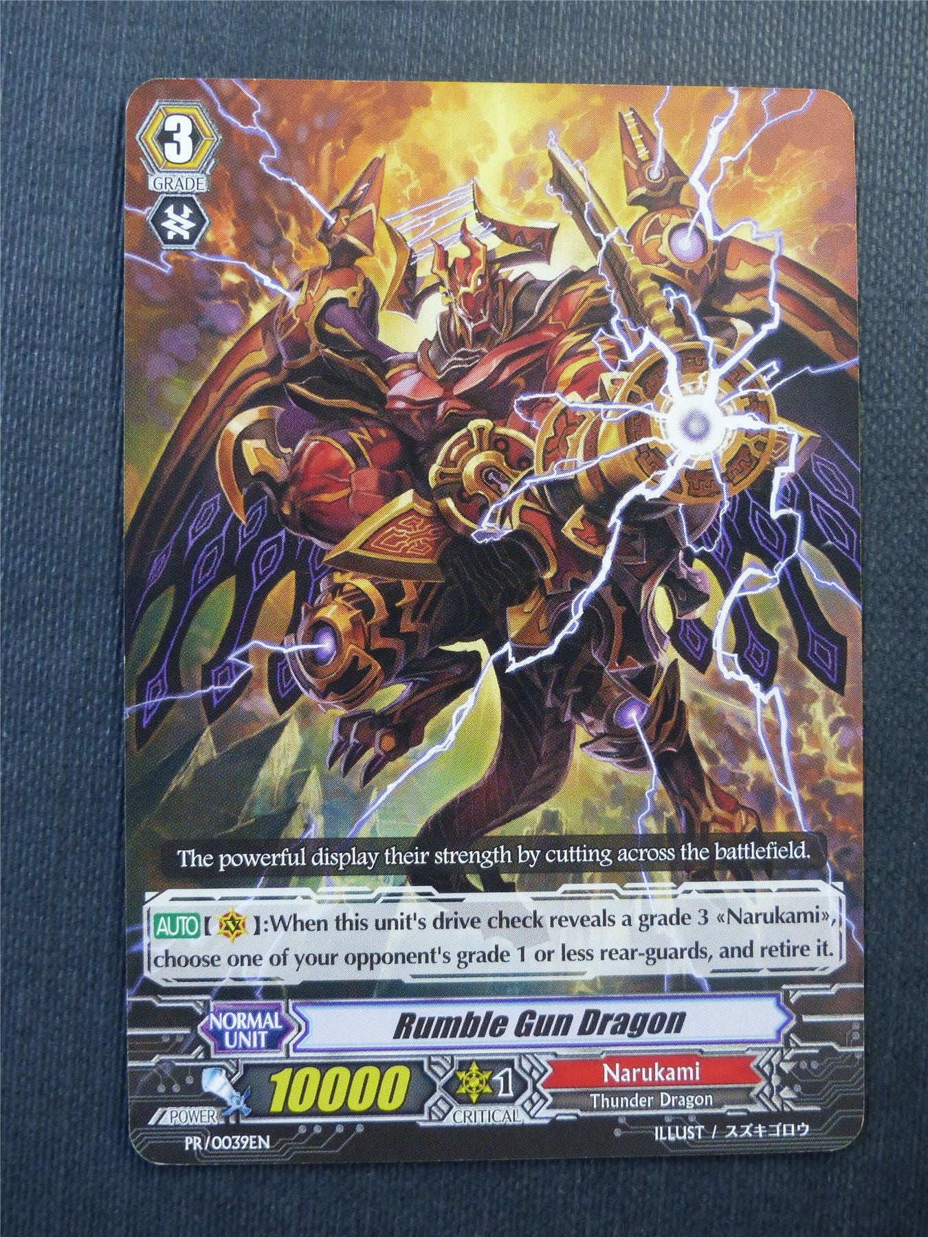 Rumble Gun Dragon PR - Vanguard Cards #101