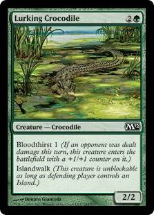Mtg : 4x M12 Lurking Crocodile