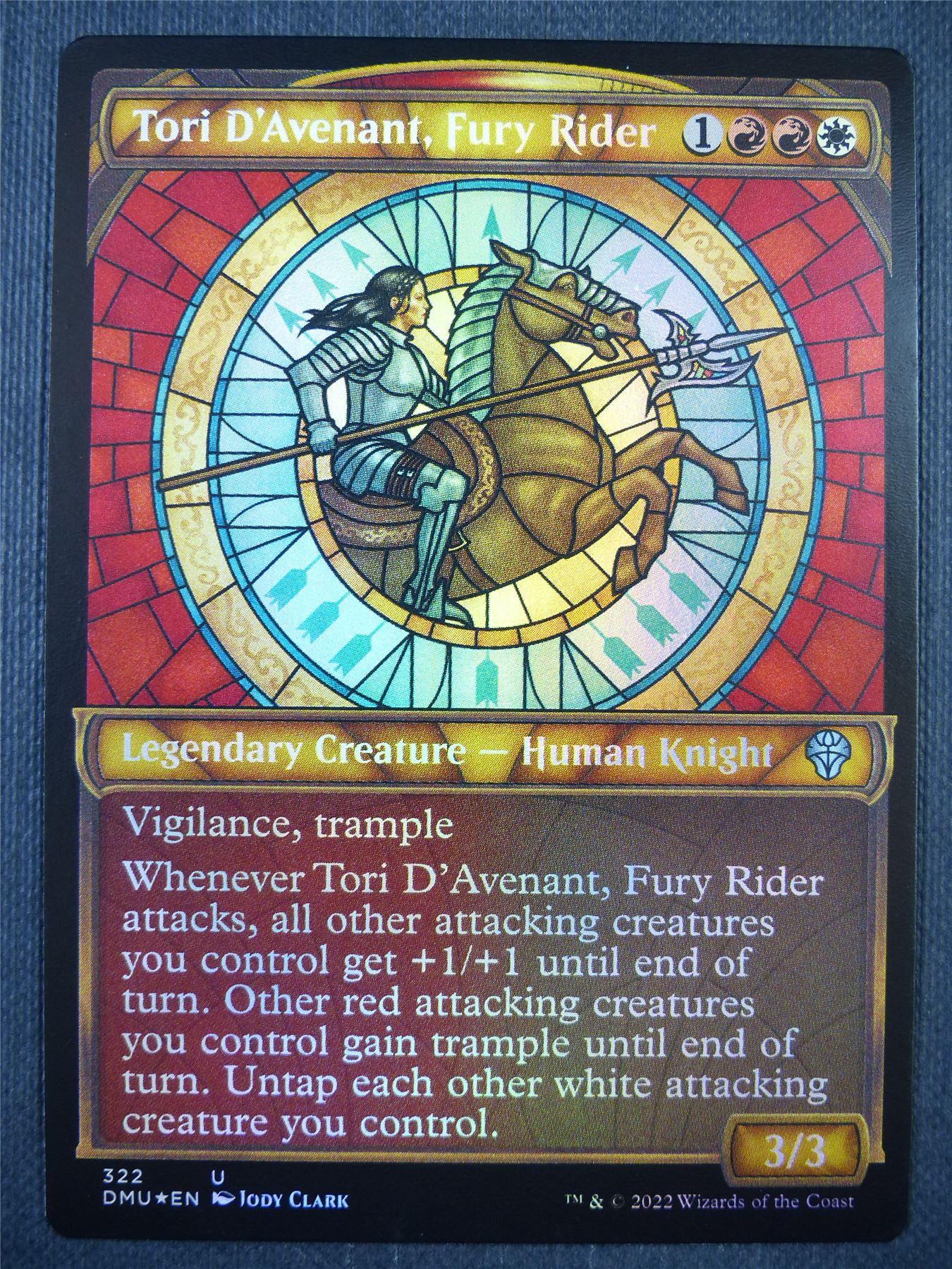 Tori D'Avenant Fury Rider Showcase Foil - Mtg Card #8T3