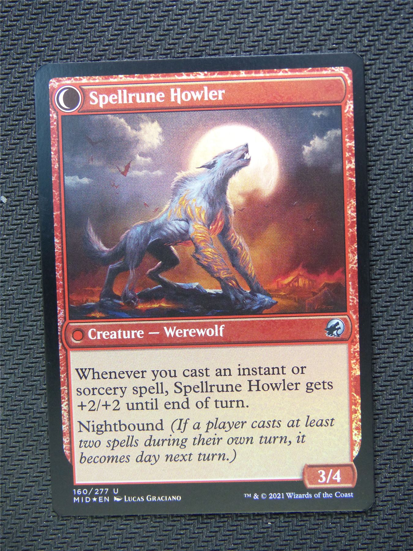Spellrune Painter Howler Foil - Innistrad - Mtg Card #3NF
