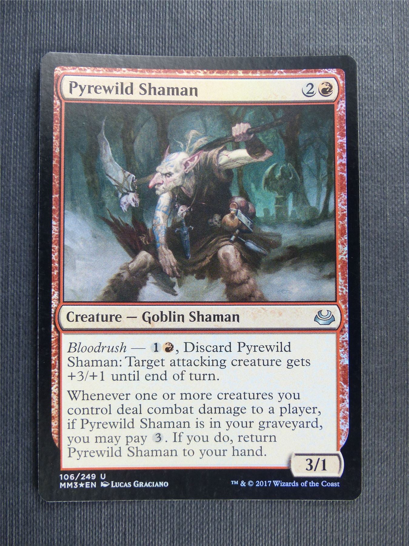 Pyrewild Shaman Foil - Mtg Magic Cards #48O