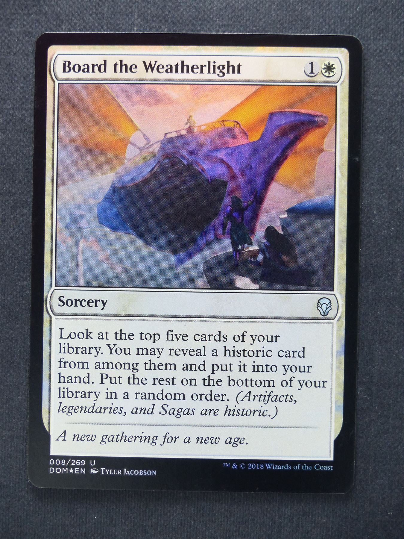 Board the Weatherlight Foil - Mtg Magic Cards #L2