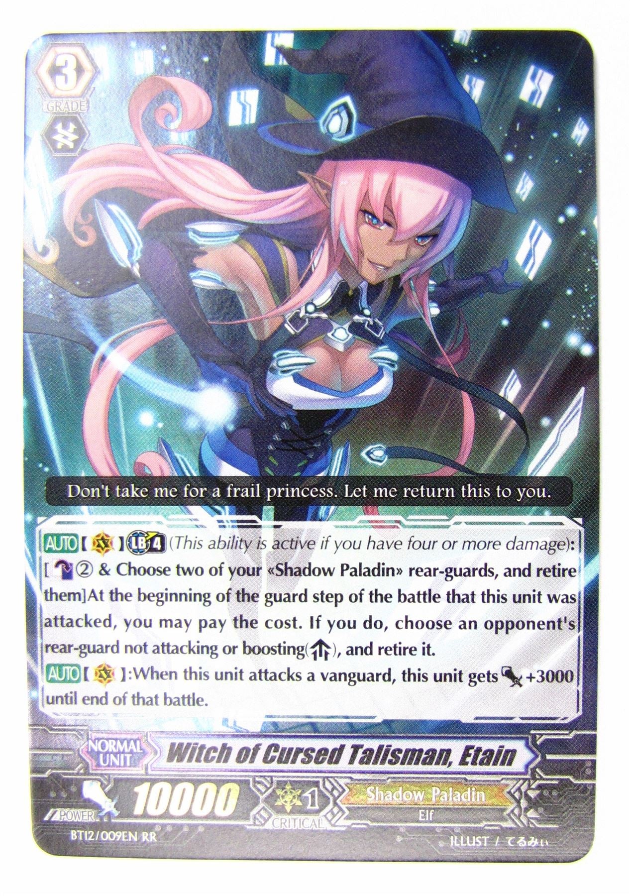 CardFight!! Vanguard - Witch of Cursed Talisman, Etain BT12/009EN RR