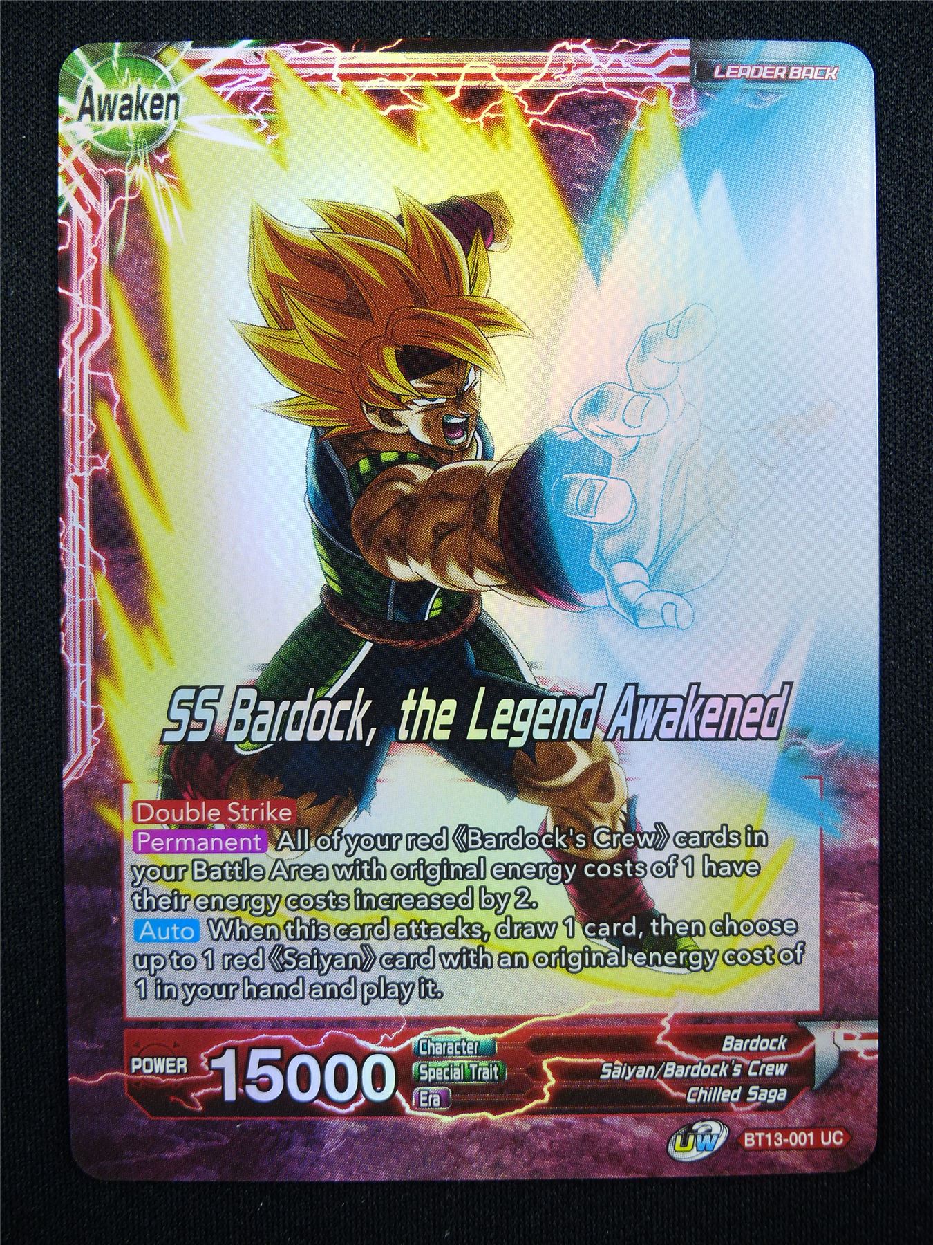 SS Bardock the Legend Awakened UC Foil - Dragon Ball Super Card #IC