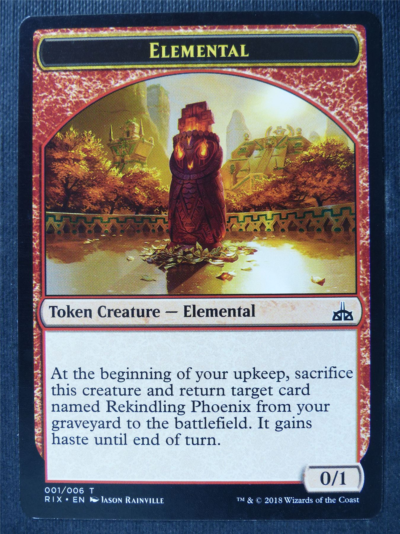 Elemental Token - Mtg Card #3V0