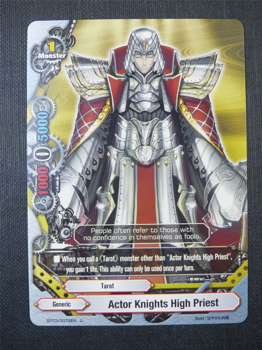 Actor Knights High Priest - Buddyfight Card #61