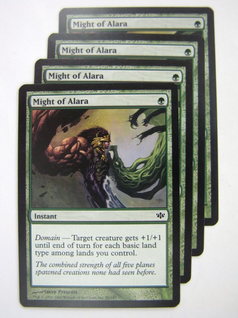 MTG Magic Cards: MIGHT OF ALARA x4 # 8G94