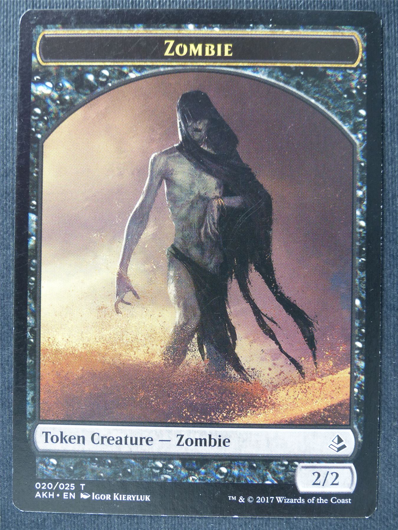 Gideon Emblem / Zombie Token - Mtg Card #1VN