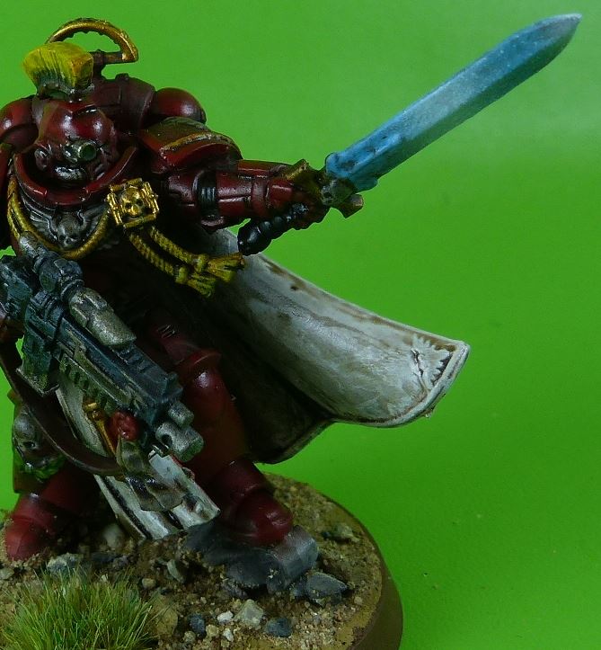 Blood Angels Primaris Captain painted - Warhammer 40K #1JU
