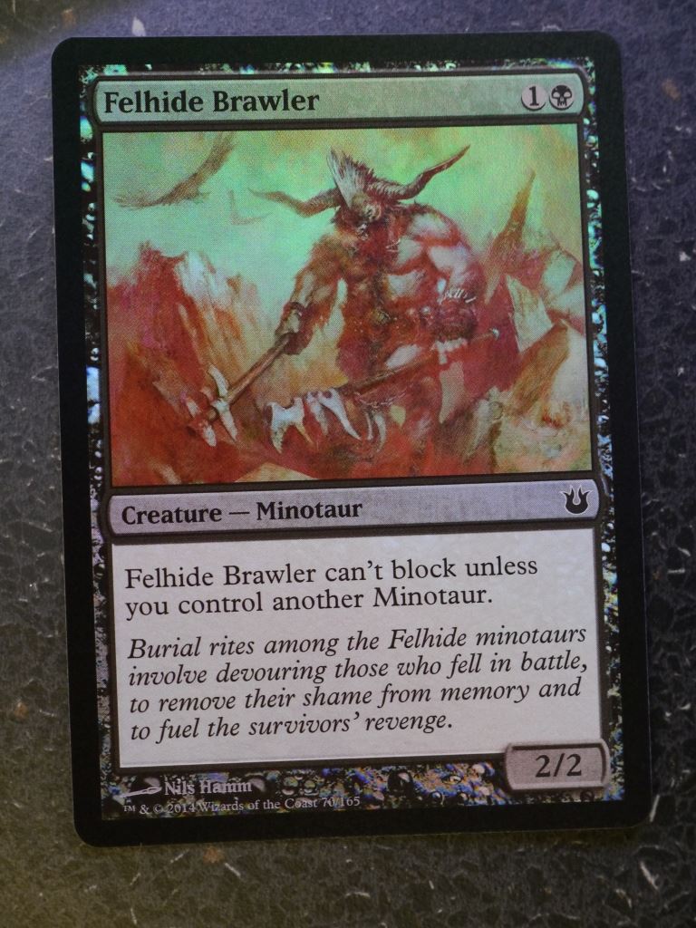 MTG Magic Cards: FELHIDE BRAWLER FOIL # 4I95