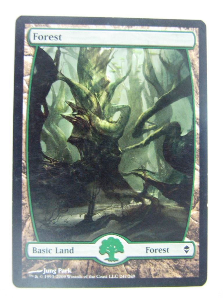 MTG Magic Cards: FULLART FOREST: Zendikar # 4J16