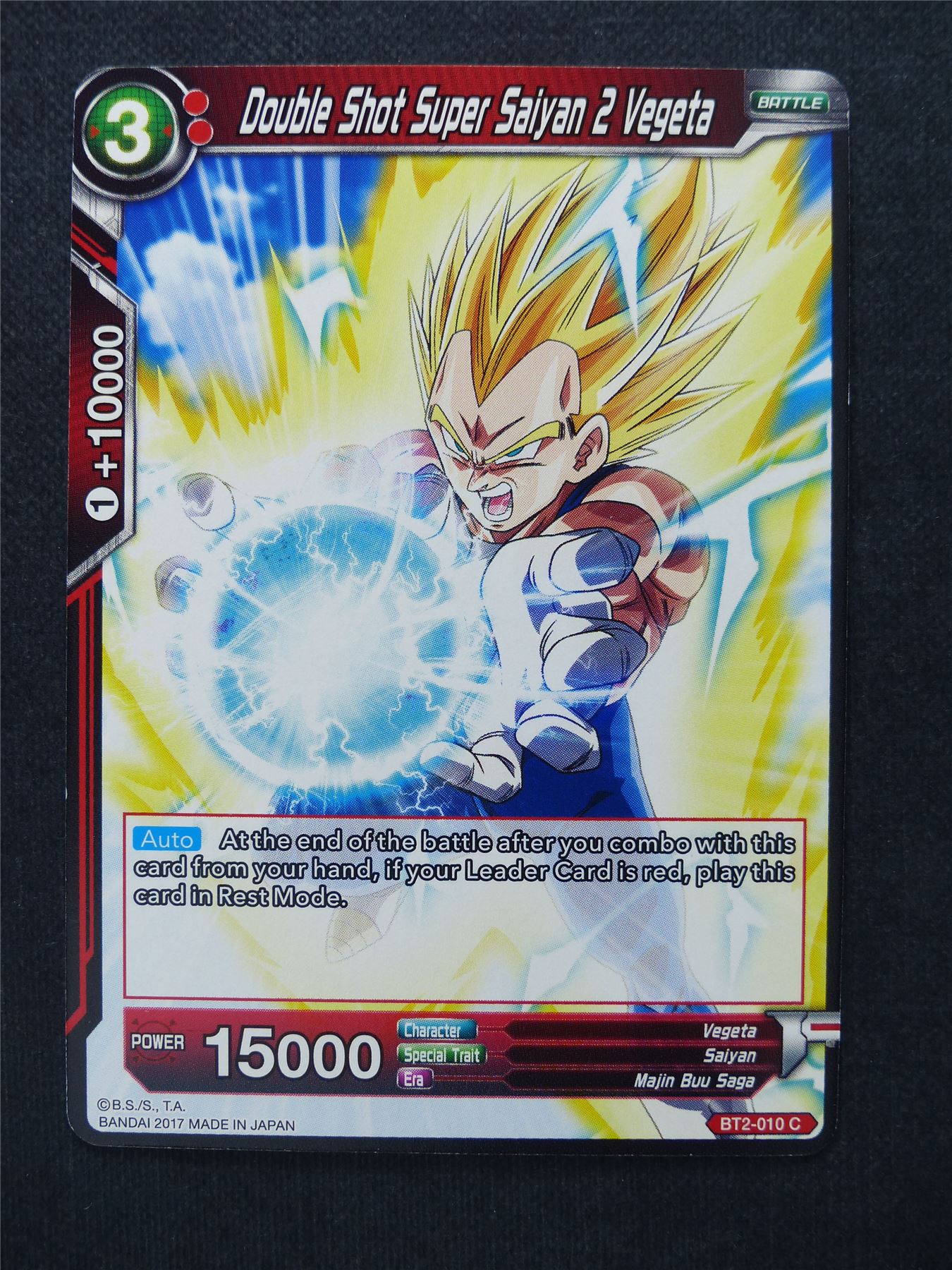 Double Shot Super Saiyan 2 Vegeta - Dragon Ball Super Cards #VI