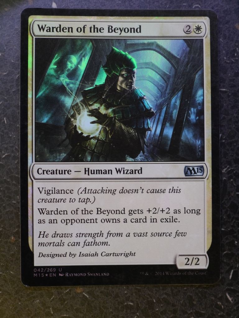 MTG Magic Cards: WARDEN OF THE BEYOND FOIL # 4I46