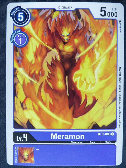 Meramon BT3-083 C - Digimon Cards #K