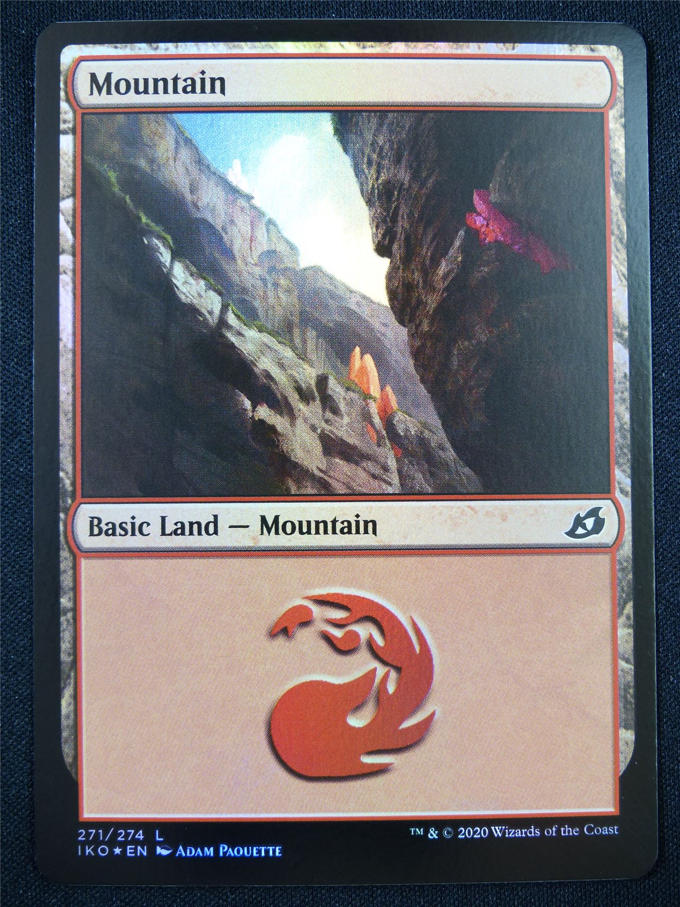Mountain 271/274 Foil - Mtg Card #21D