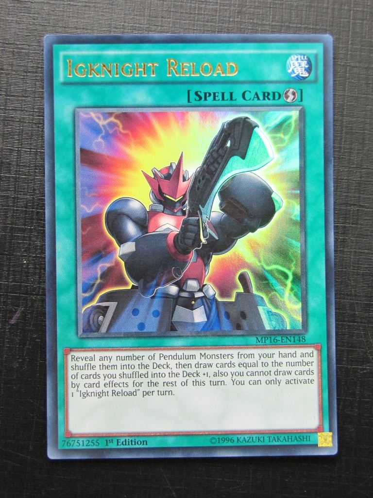 Yugioh Cards: IGKNIGHT RELOAD MP16 ULTRA RARE # 30E87 Yugioh Cards: IGKNIGHT RELOAD MP16 ULTRA RARE # 30E87