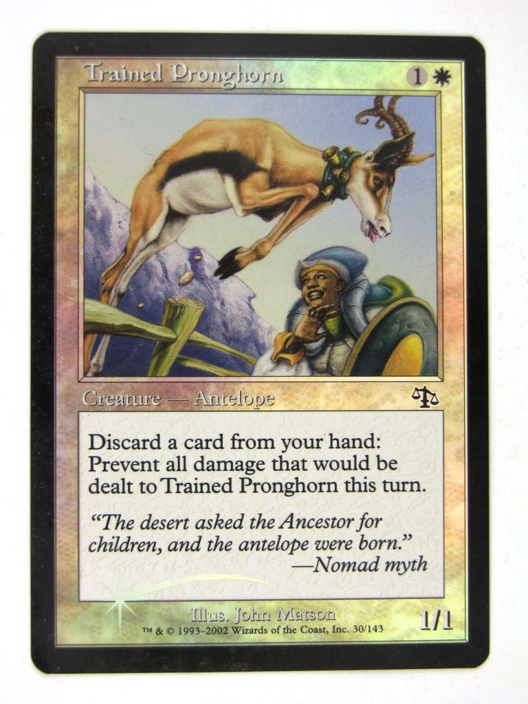 Mtg FOIL - TRAINED PRONGHORN - played
