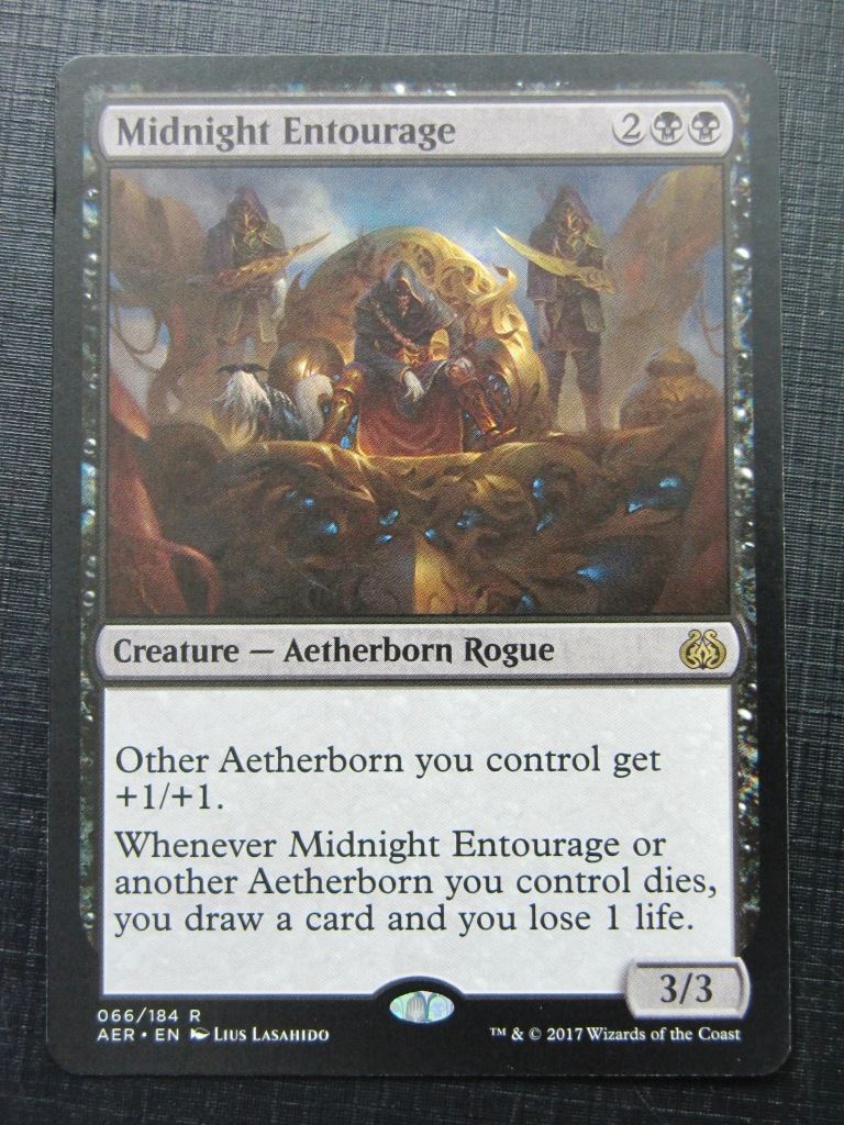 Midnight Entourage - Mtg Magic Card # D20