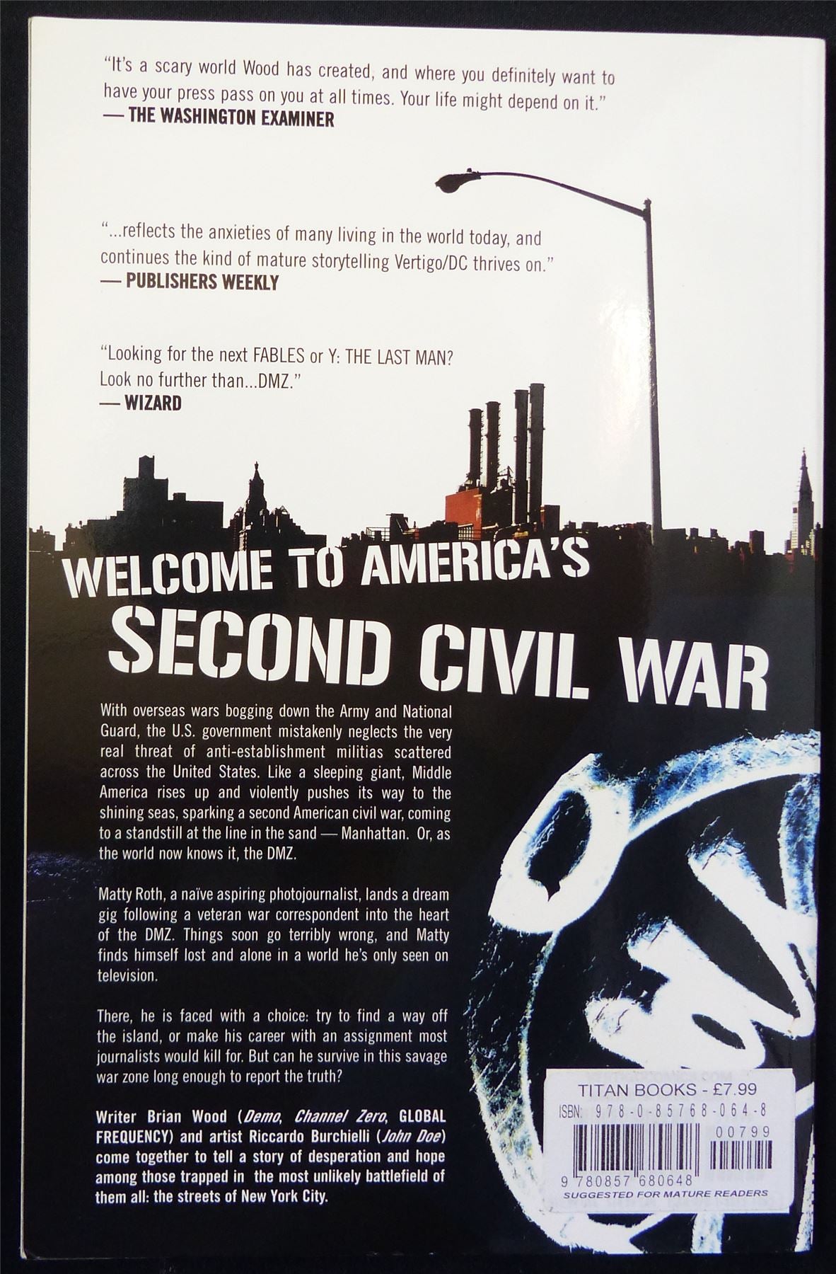 DMZ: On The Ground - Vertigo Graphic Softback #29F