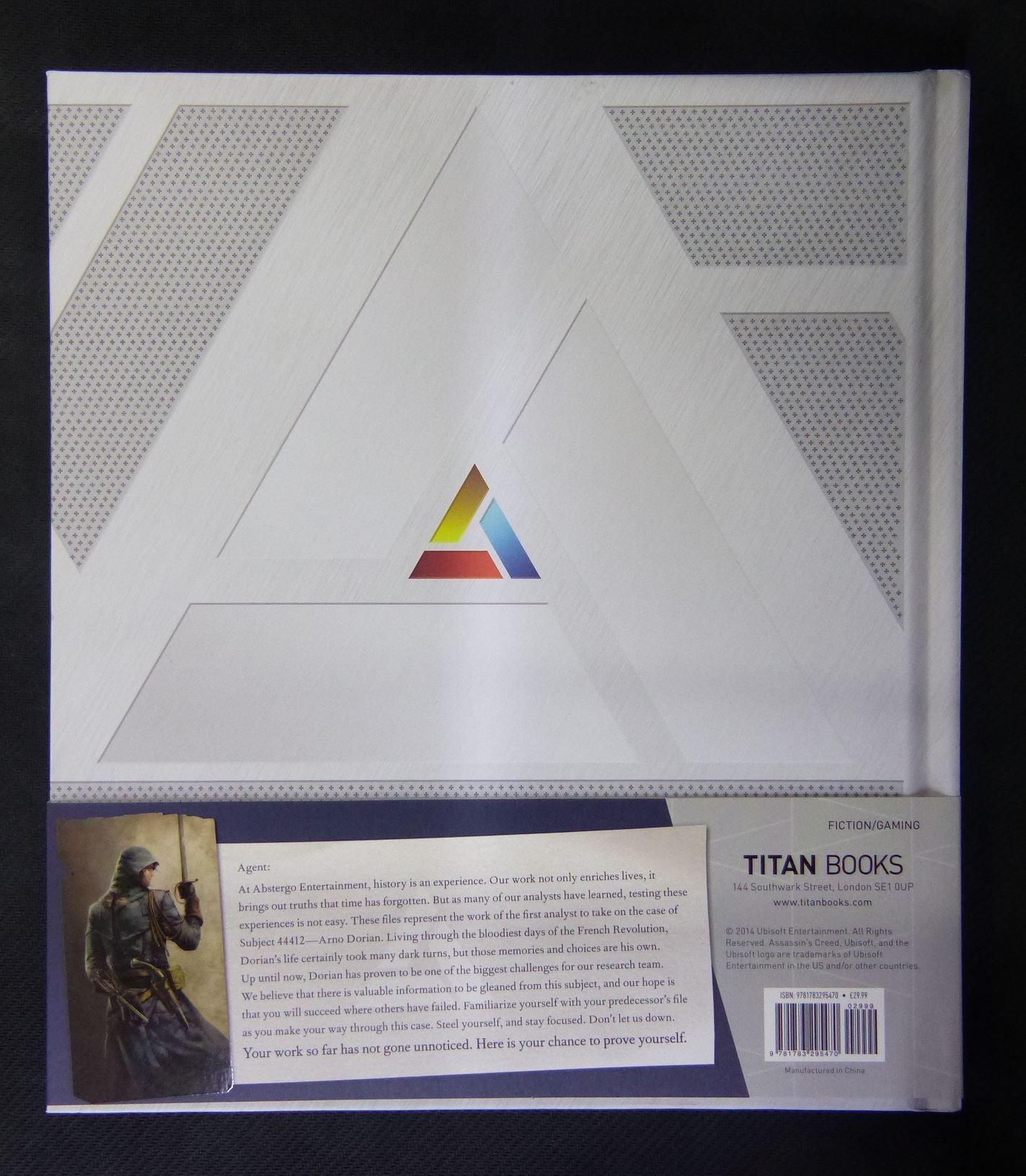 Assassins Creed Unity - Abstergo Entertainment Employee Handbook - Guide Book Hardback #1DB