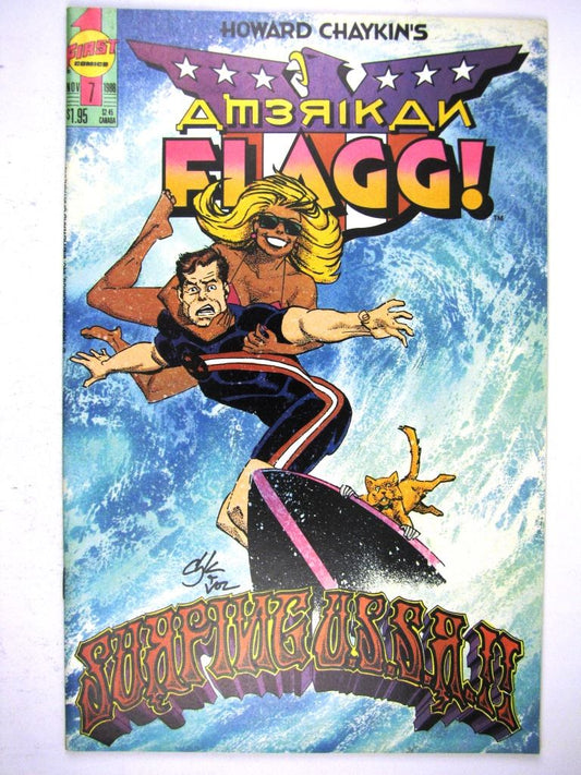 First Comics: AMERICAN FLAGG! #7 NOVEMBER 1988 # 20I14