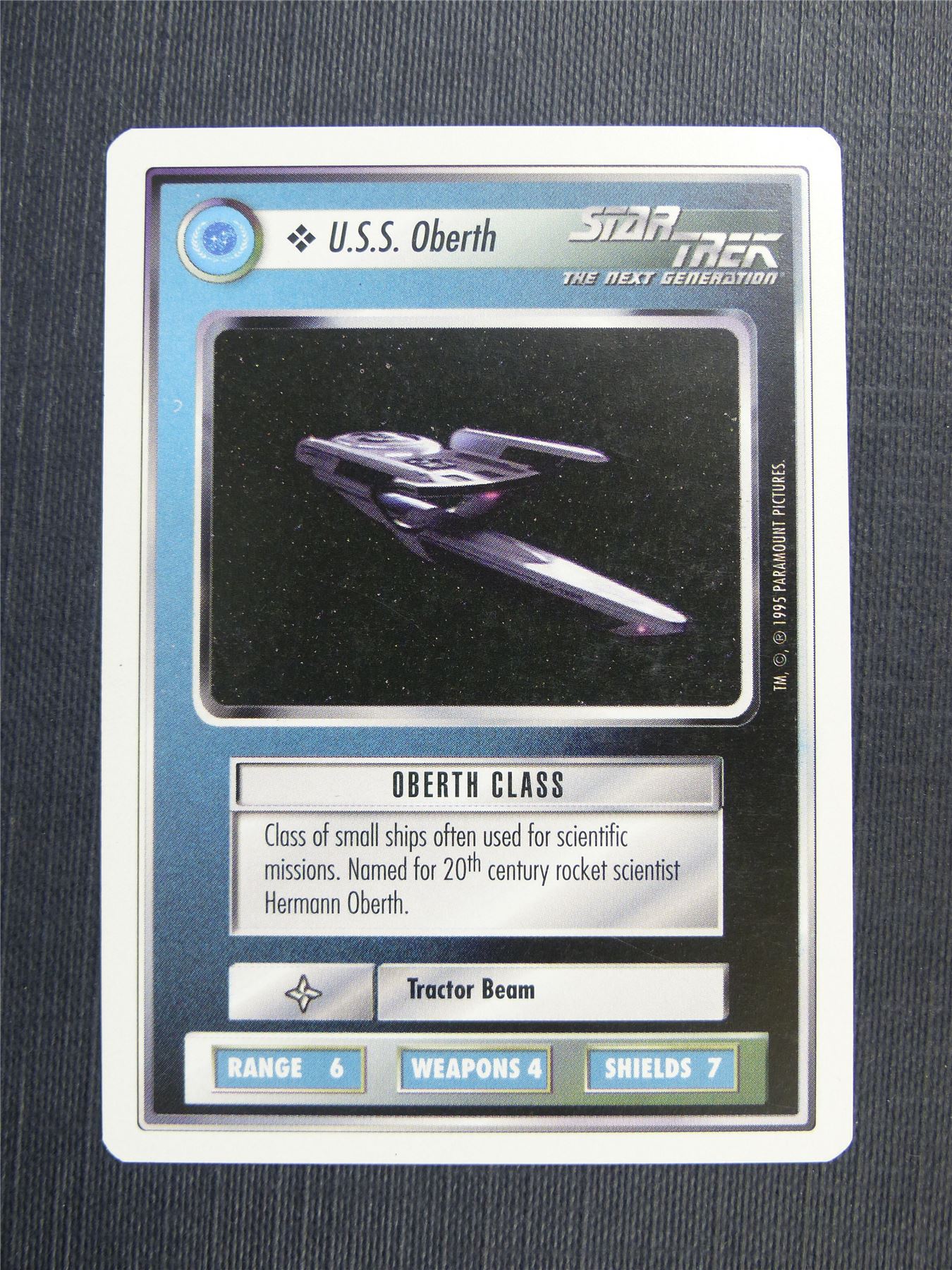 US.S. Oberth - TNG - Star Trek Cards #4SO