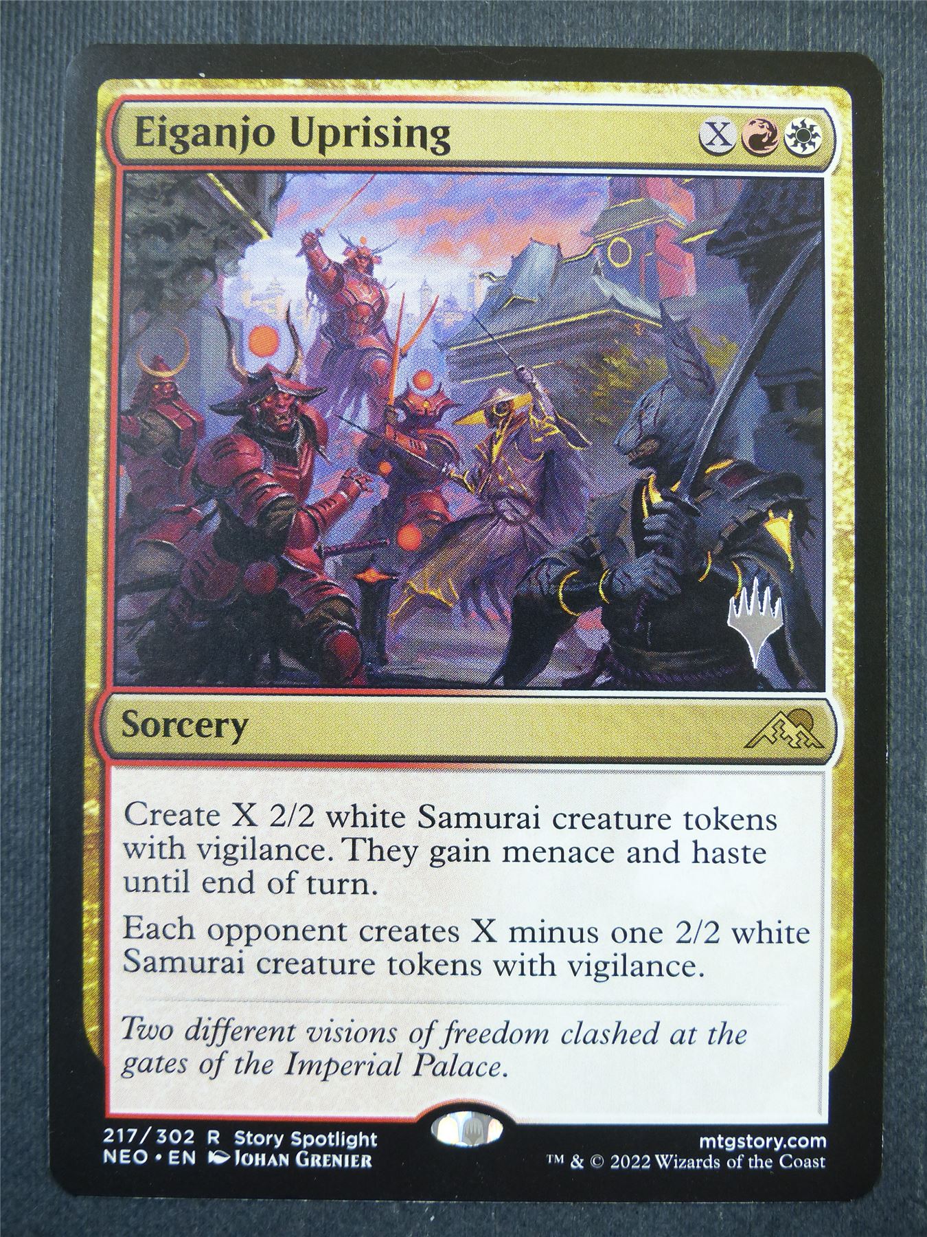 Eiganjo Uprising Promo stamped - Mtg Card #3LZ