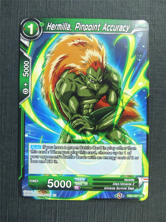 Hermilla Pinpoint Accuracy - DB2 Dragon Ball Super Card