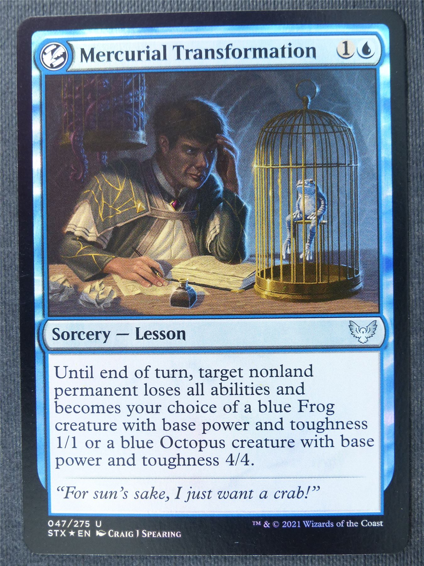 Mercurial Transformation Foil - Mtg Magic Cards #2P0