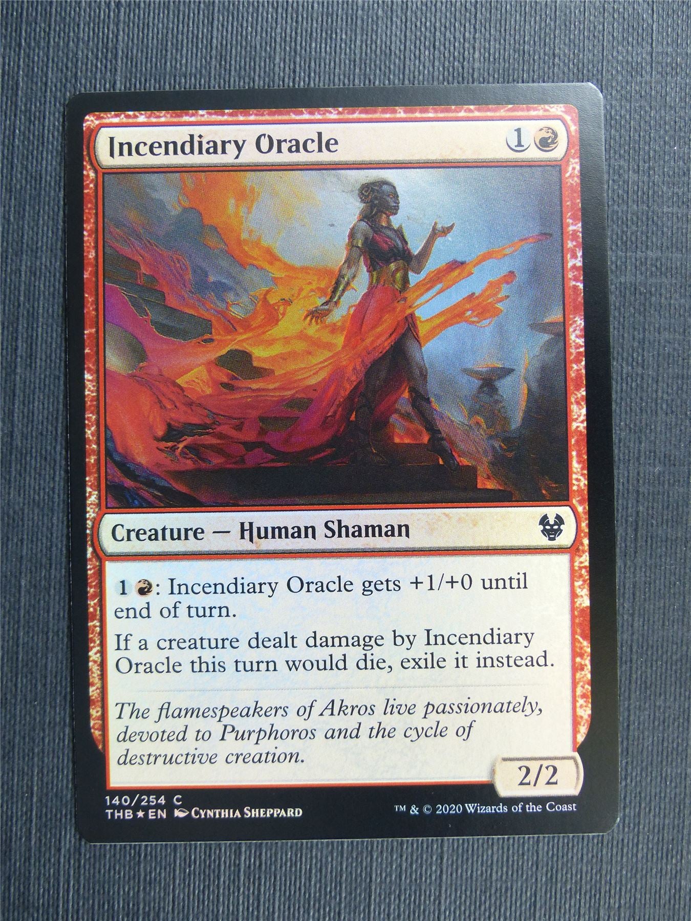 Incendiary Oracle Foil - Theros Collector Ed - Mtg Magic Cards #3MX