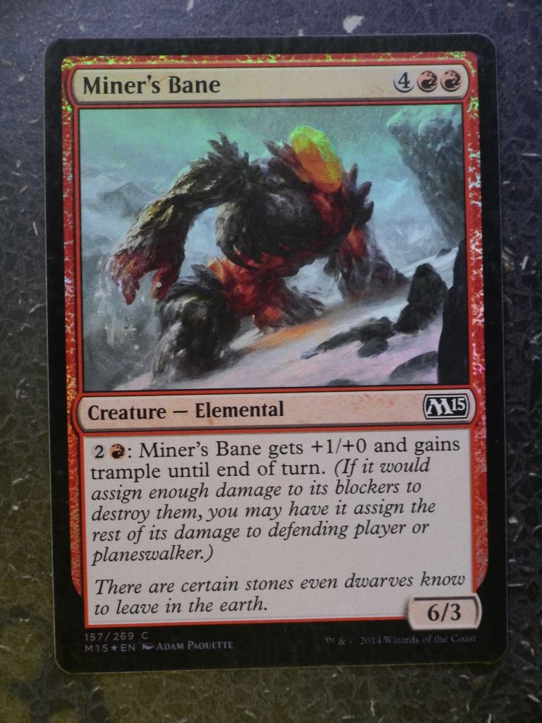 MTG Cards: MINERS BANE FOIL #