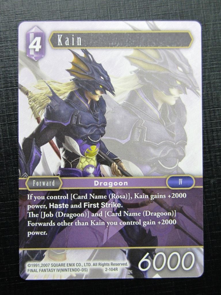 Final Fantasy Cards: KAIN 2-104R # 27G76
