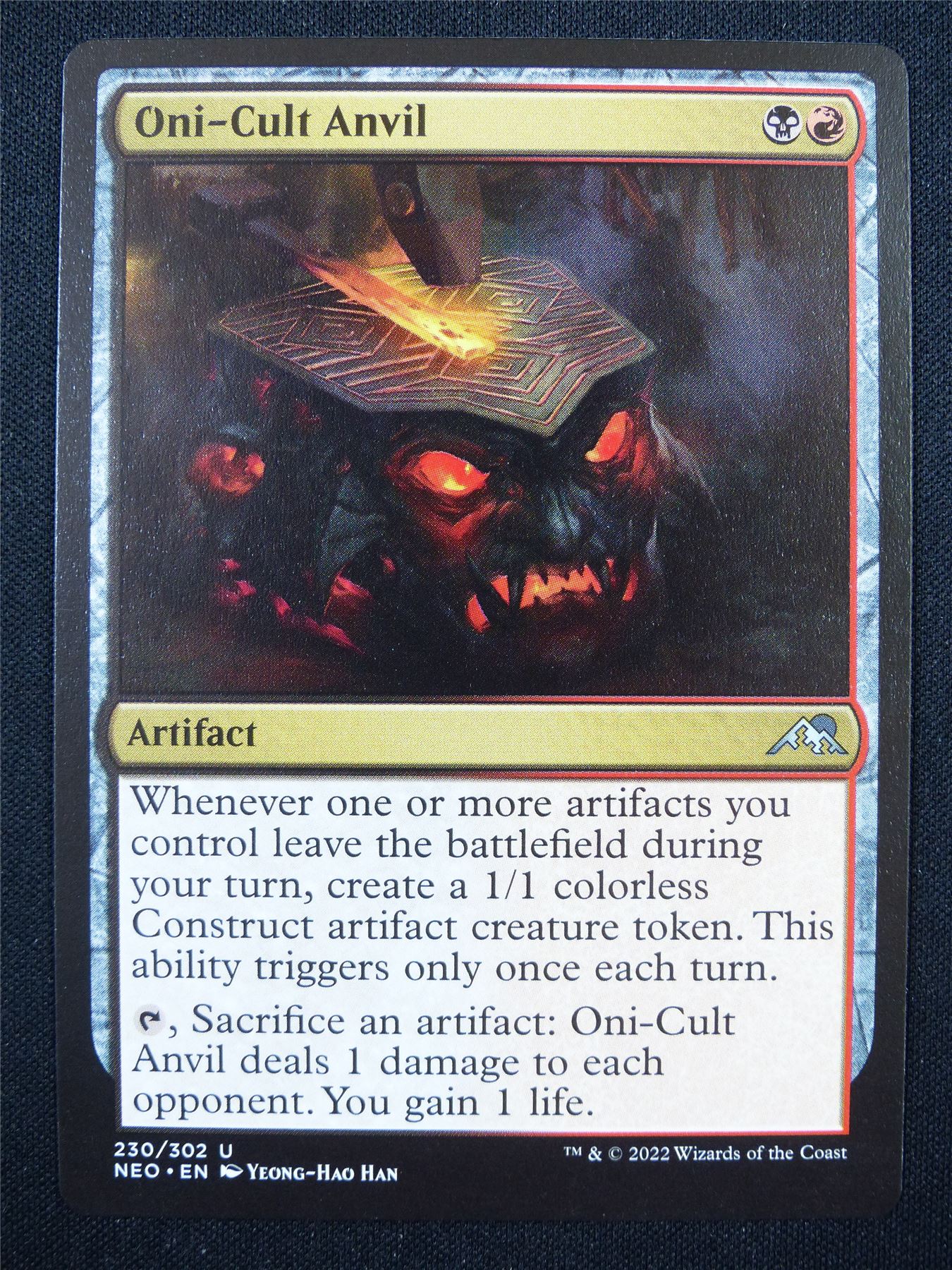 Oni-Cult Anvil - Mtg Card #2A4