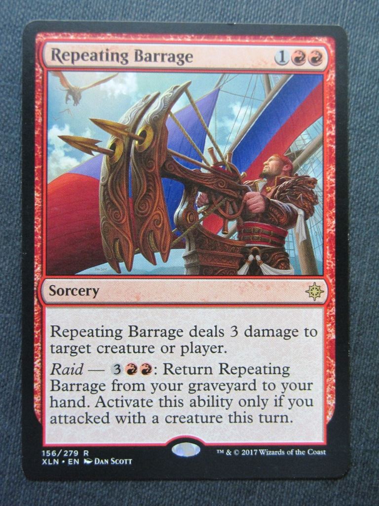 Repeating Barrage - Mtg Magic Cards # 9D29