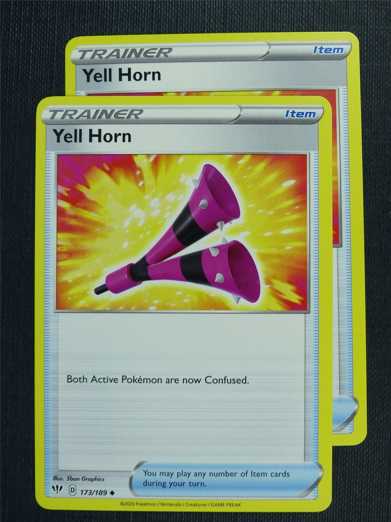 Yell Horn 173/189 x2 - DAA - Pokemon Card #3D9