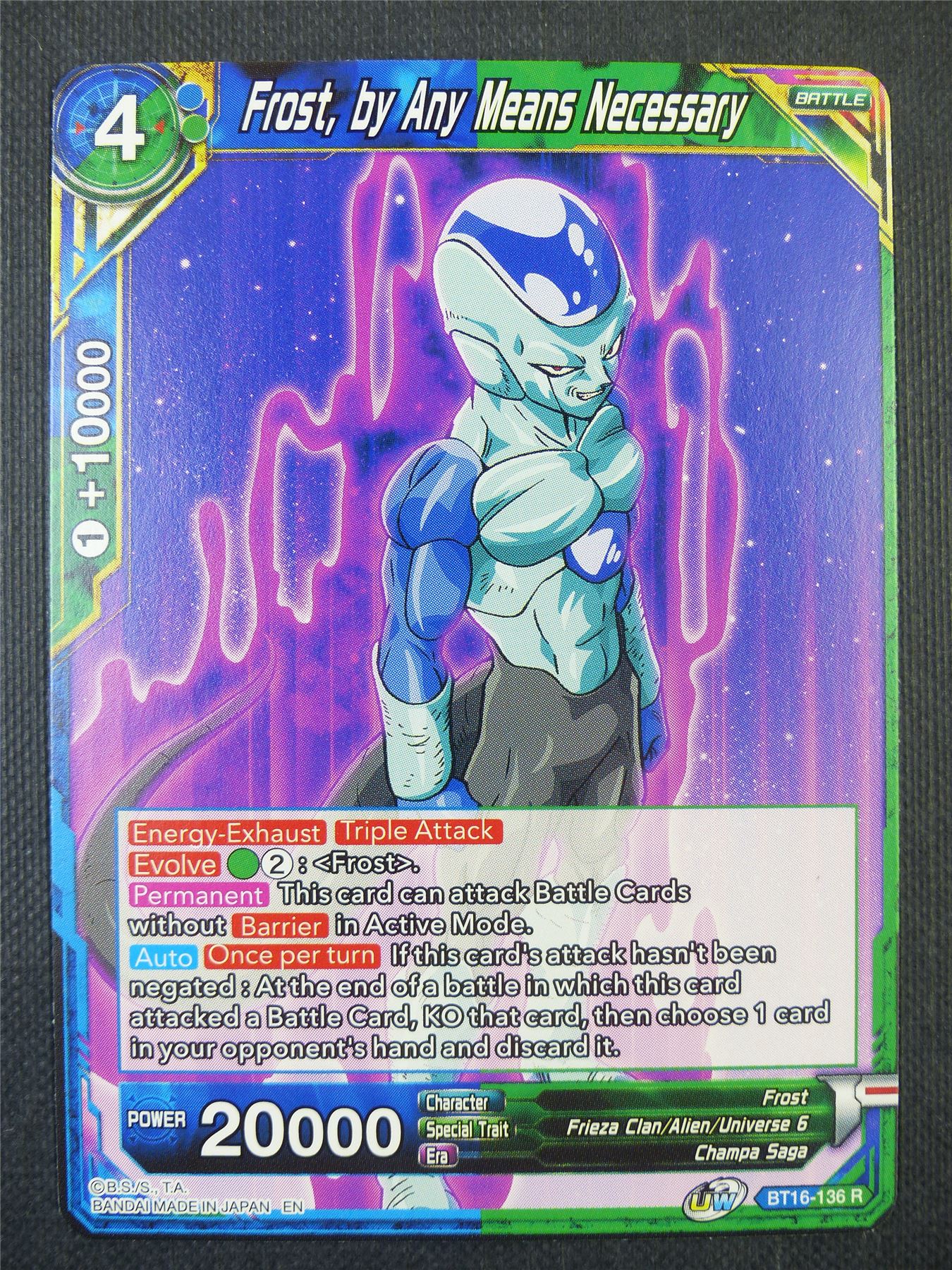 Frost By Any Means Necessary R - Dragon Ball Super Card #7VS